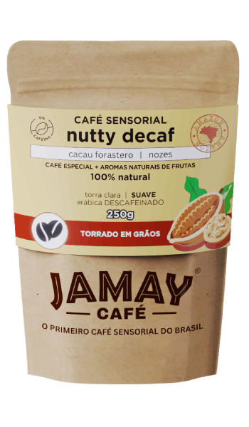 Café Jamay Nutty Decaf Grãos 250g - Descafeinado - Café Sensorial