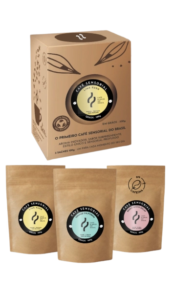 CBD.BR Berry White Grãos 500g - Café Sensorial com Terpenos - Descafeinado