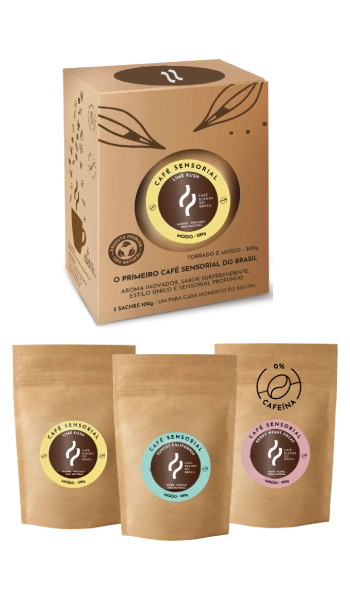 CBD.BR Berry White Grãos 500g - Café Sensorial com Terpenos - Descafeinado