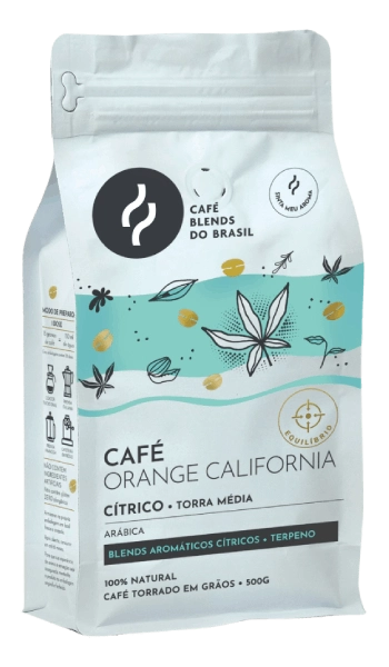 CBD.BR Orange California Grãos 500g - Café Sensorial com Terpenos