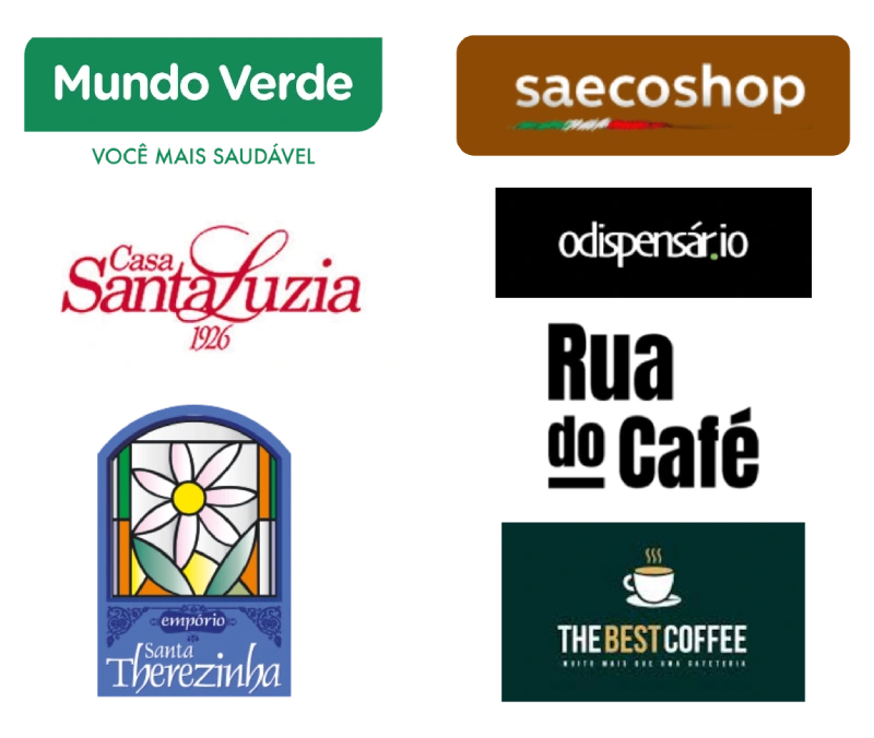 Mundo Verde, Casa Santa Luzia, O Dispensário, Empório Santa Therezinha, Cafeteria The Best Coffee, Rua do Café, Saeco Shop