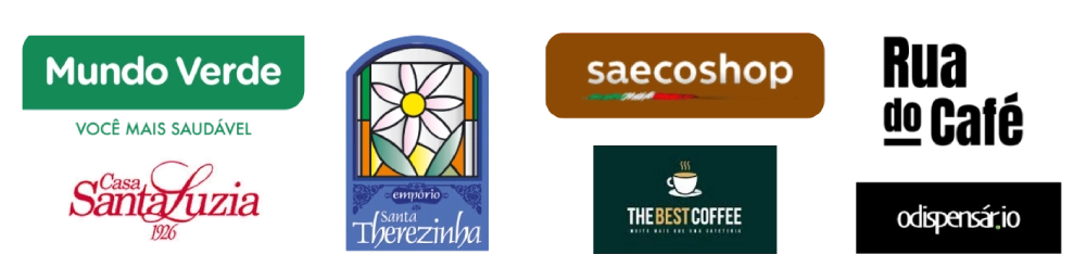 Mundo Verde, Casa Santa Luzia, O Dispensário, Empório Santa Therezinha, Cafeteria The Best Coffee, Rua do Café, Saeco Shop